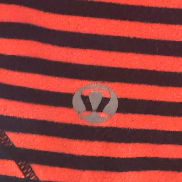 Lululemon First Base Reflective 8 10 Long Sleeve Inkwell Light Flare Striped Top - Picture 9 of 10